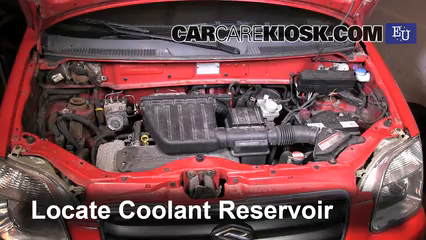2003 Suzuki Wagon R 1.3L 4 Cyl. Coolant (Antifreeze) Check Coolant Level
